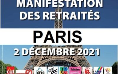 Bien vivre sa retraite, une exigence sociale : le 2 décembre tous et toutes à Paris !